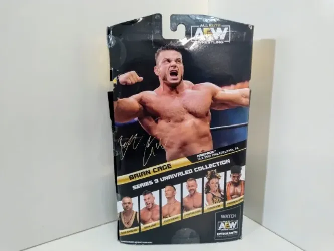 Boneco de ação - AEW - BRIAN CAGE - série 9 #74
