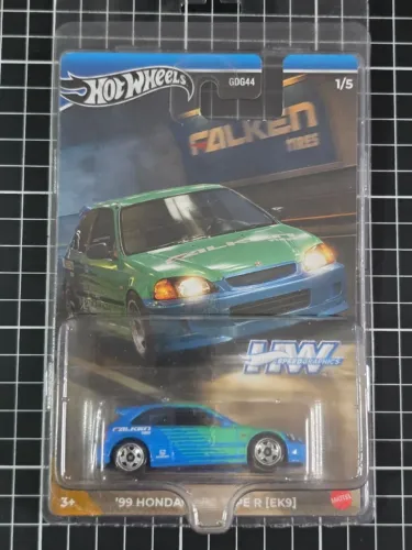 '99 Honda Civic Type R EK9 FALKEN - Hot Wheels