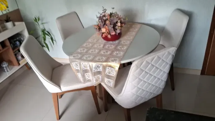 Mesa de jantar redonda