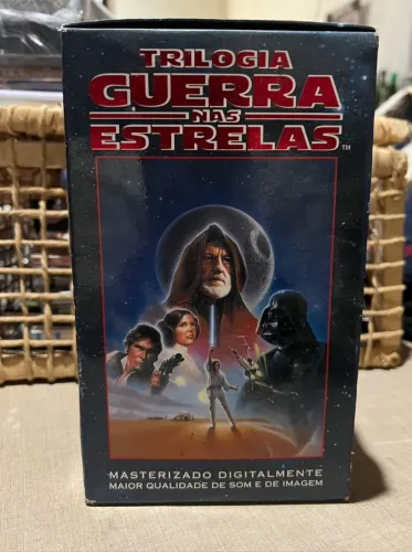 Box: Trilogia Guerra nas Estrelas(star wars) clássica em VHS(1995) original