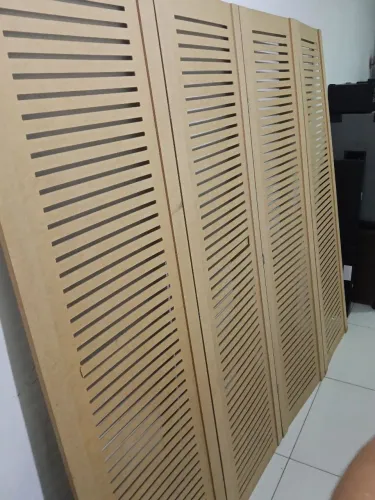 Biombo separador em madeira mdf