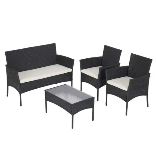CJ ESTAR RATTAN 4LUG 4PCS MILAN