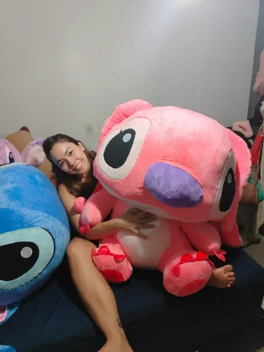 Ursos de Pelúcias Gigantes Novas Stitch Angel Mario Mickey