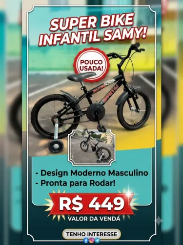 SUPER BIKE INFANTIL SAMY