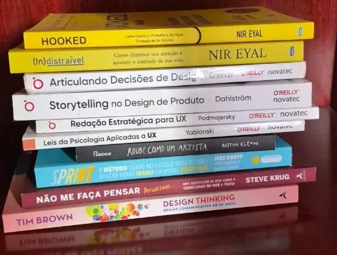 Kit 10 livros de UX, Product Design e Design Thinking