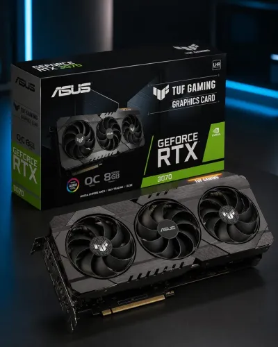 Placa de Vídeo RTX 3070 TUF Gaming 8GB (USADA)