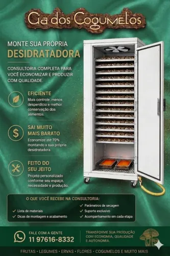 Curso:Como Montar Máquina de Secagem de Alimento