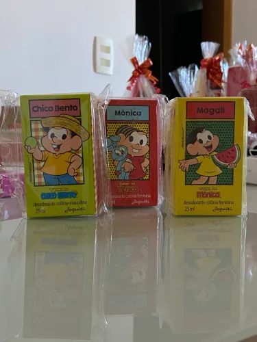Kit perfumes infantis Jequiti - edição turma da Mônica