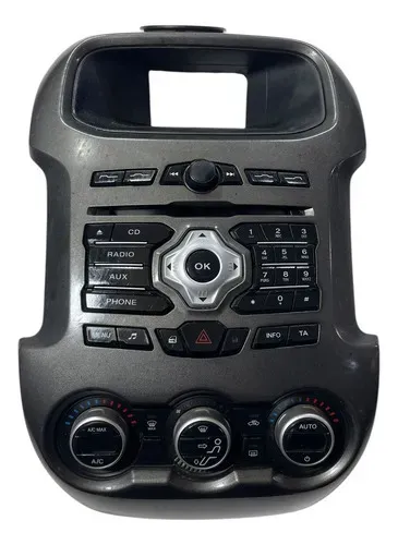Painel Rádio Fm Com Comando Ar Ford Ranger 2015