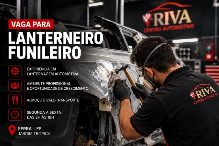 Lanterneiro Automotivo com Experiência em Serra