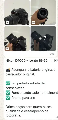 Máquina fotográfica Nikon D7000