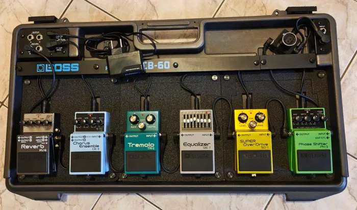 Pedalboard Boss Bcb 60 completo Pedais novos 