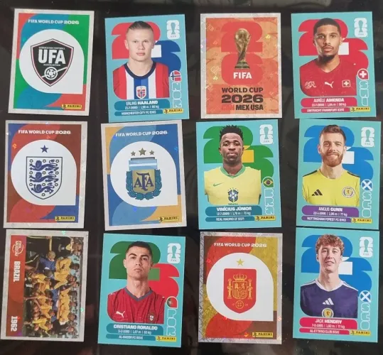 Figurinhas álbum da Copa 2026