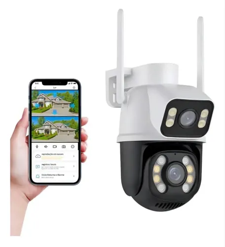 Câmera Jortan 2 Lentes Segurança / Monitoramento, Wi-Fi