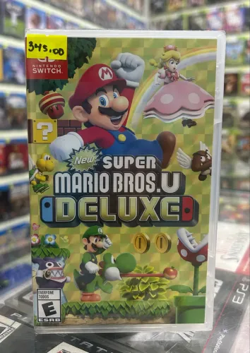 New Super Mário Bros.U Deluxe Nintendo Switch Novo Lacrado 
