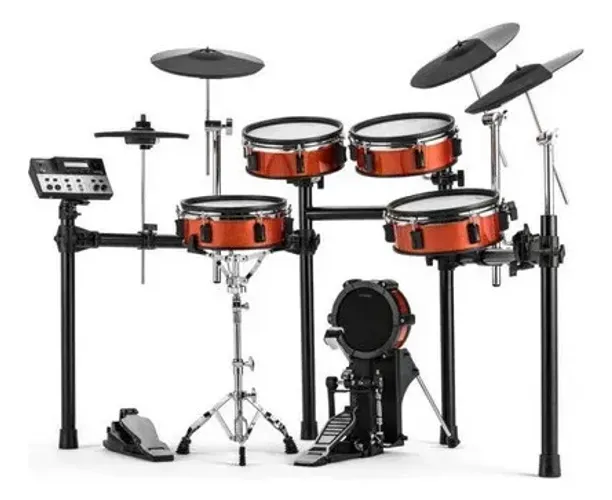 Bateria Eletrônica Artesia Legacy A-250 De 9 Peças Em Mesh Preto
