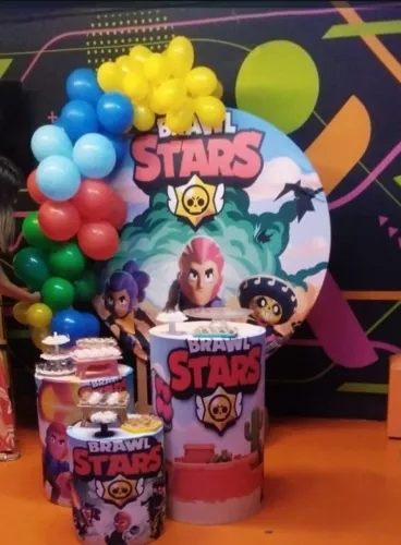 Painel de MDF, Suporte doces, Forro pokemon e braw stars