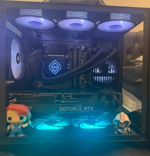 PC de alta performance COMPLETO E TOP, Equipado com RTX 3080, processador i7-10700k, 16 GB