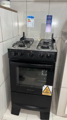 Fogão 4 boca/ menos de 1 mês de uso (novo)
