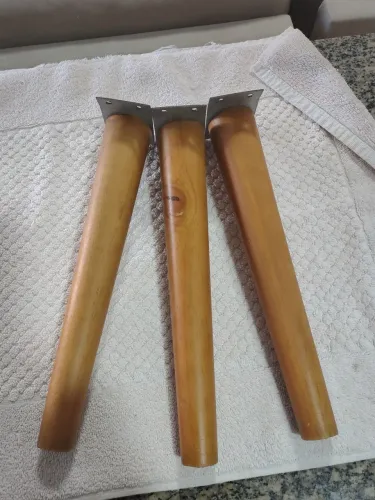 Conjunto de pés palito - madeira 30cm