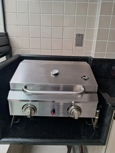 Churrasqueira  a gás  de inox ,,gee
