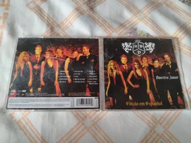 RBD Rebelde Nuestro Amor Cd Edição Nacional