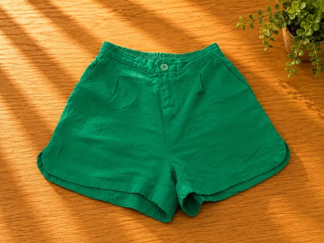 Short estilo alfaiataria