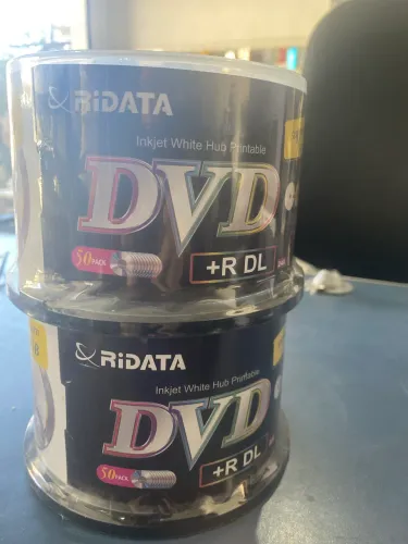 100 Dvd Ridata 8.5 dl Suporte Overburn 8.7