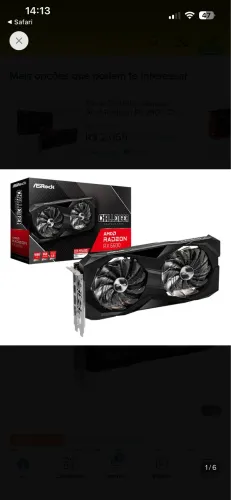 PC Gamer Roda Tudo - Ryzen 5 5600G + RX 6600 8GB + 16GB RAM + NVMe 1TB (1 Ano de Uso)