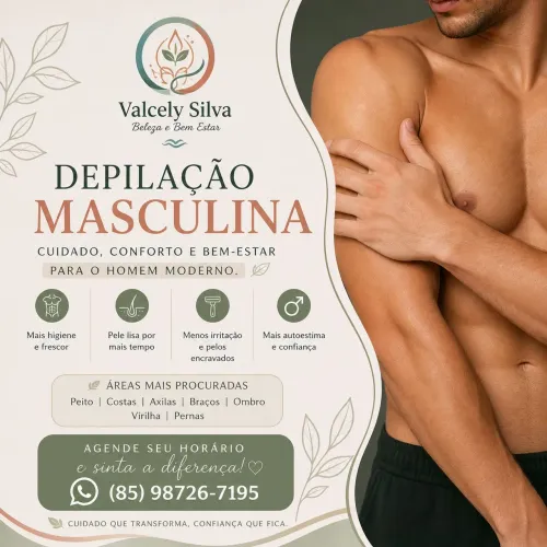 Depilação Limpeza de Pele Manicure Pedicure 