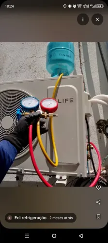 Serviço de refrigeração e climatização