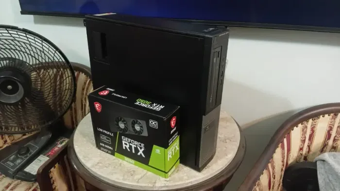 PC Gamer Compacto: Dell Optiplex i7, 16GB, RTX 3050 6GB (Na Garantia)