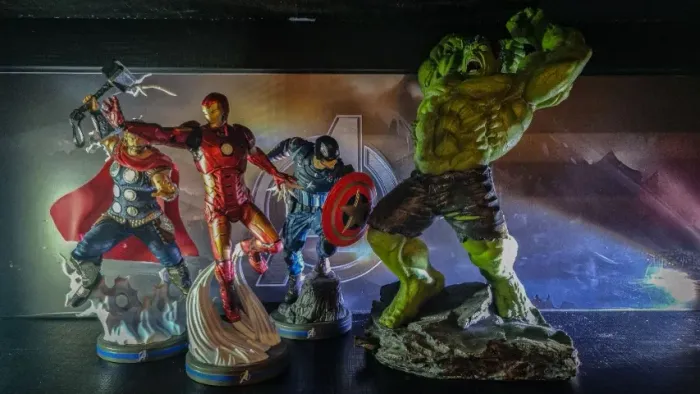 Coleção Vingadores Avengers Iron Studios