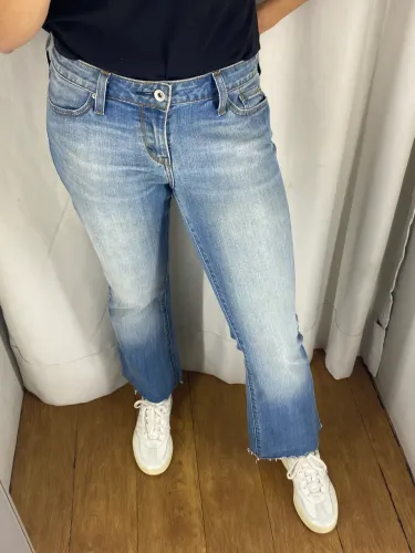 CALÇA LEVI?S 553 BOOTCUT COS BAIXO N°40 