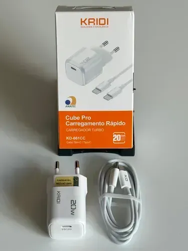 Carregador Turbo Tipo C Kaidi NOVO
