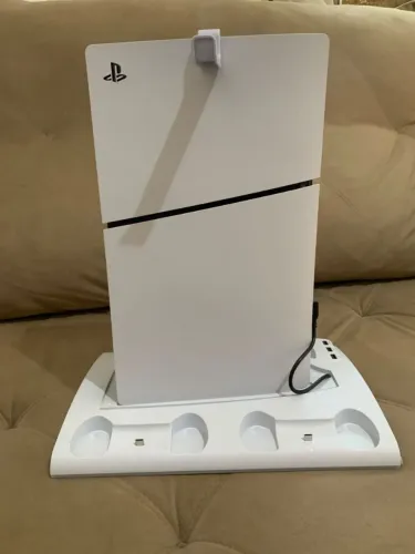 Ps5 digital 825, base de carregamento e fone jbl