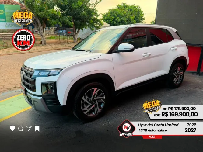 Hyundai Creta Limited 1.0 TB 12V Flex AUT 2027