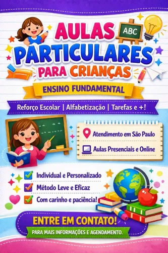 Professora particular infantil 