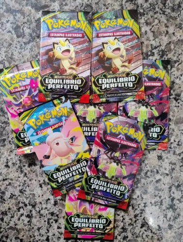 8 boosters pokémon (equilíbrio perfeito)