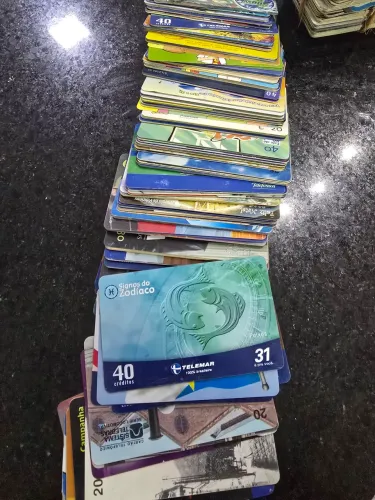 587 cartões telerj e telemar