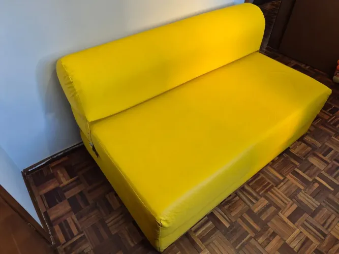 Sofa Cama Tok Stok Amarelo