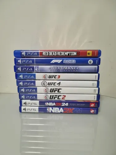 Jogos de PS4/PS5 R$120,00 cada