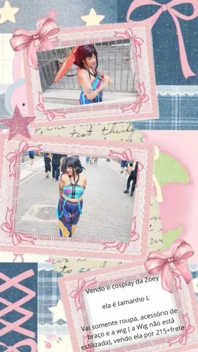 Cosplay da Zoey ( tamanho L)