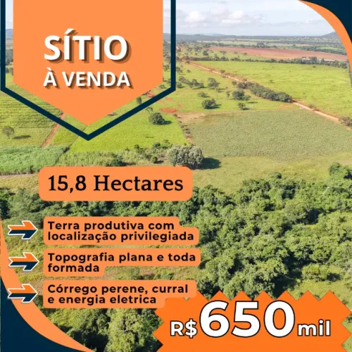 Sítio à venda com ótima localização-Unaí-Mg