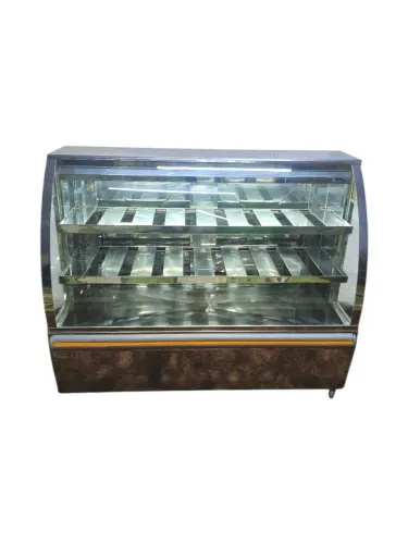 Balcão vitrine seco inox