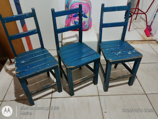 Cadeiras 3 pra restaurar