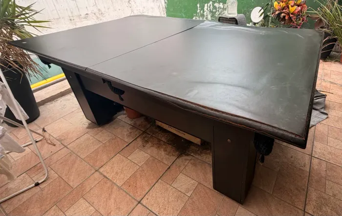 Mesa de sinuca com tampo - vira mesa de jantar - 2 em 1