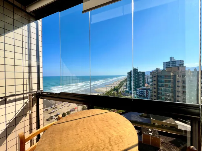 Apartamento 1 suíte frente mar Caiçara
