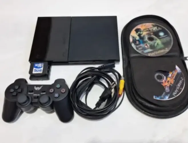 PS2 7 Jogos e controle sem fio