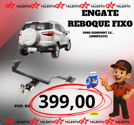 ENGATE REBOQUE FIXO ECOSPORT 